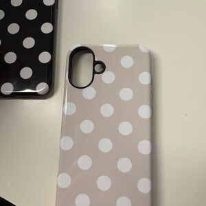 Polka Dot Phone Case iphone 16 plus